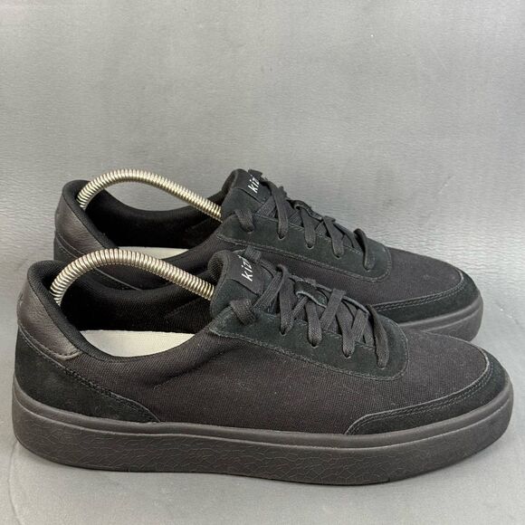 Kizik Prague Black Canvas Suede Handsfree Comfort Sneaker shoes men’s size 10